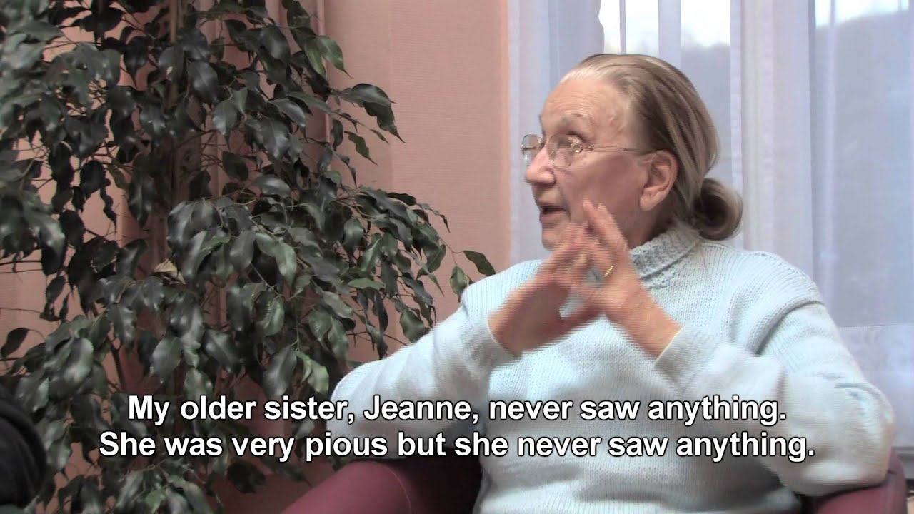 interview of Gilberte Degeimbre, visionary of Beauraing