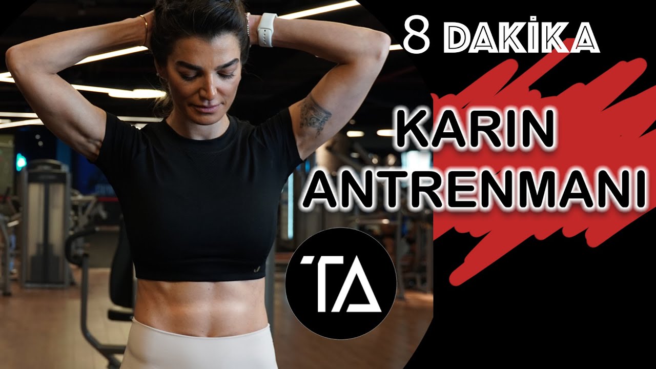 8 Dakikada Karın Antrenmanı 🔥🔥