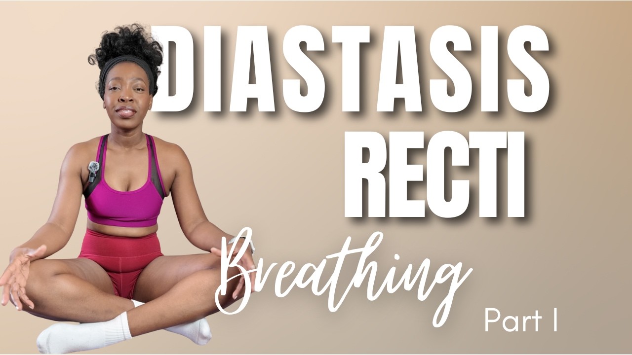 Breathing Exercise For Diastasis Recti Part 1 | Abdominal Separation Repair | Postpartum Exercises