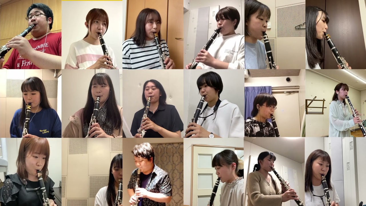 2021年国立音楽大学クラリネット研究室1年生