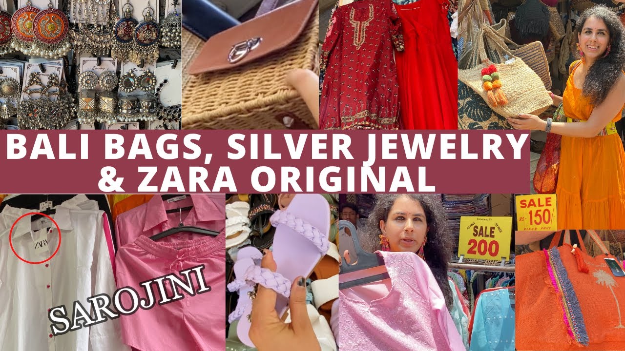 FIND BALI/ BOHO BAGS, SILVER JEWELRY, PASTEL FOOTWEAR, LATEST KURTIS,ZARA EXPORT IN SAROJINI NAGAR
