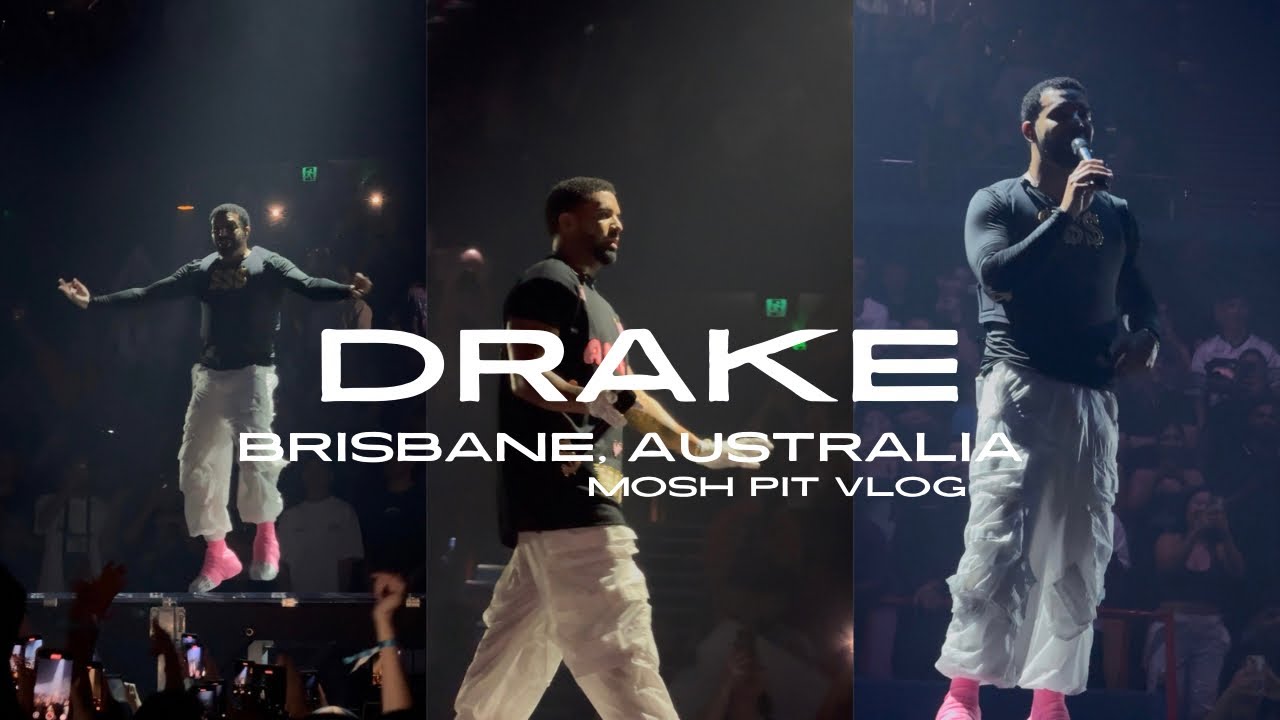 Drake Anita Max Win Tour Brisbane | Inside The Moshpit Vlog