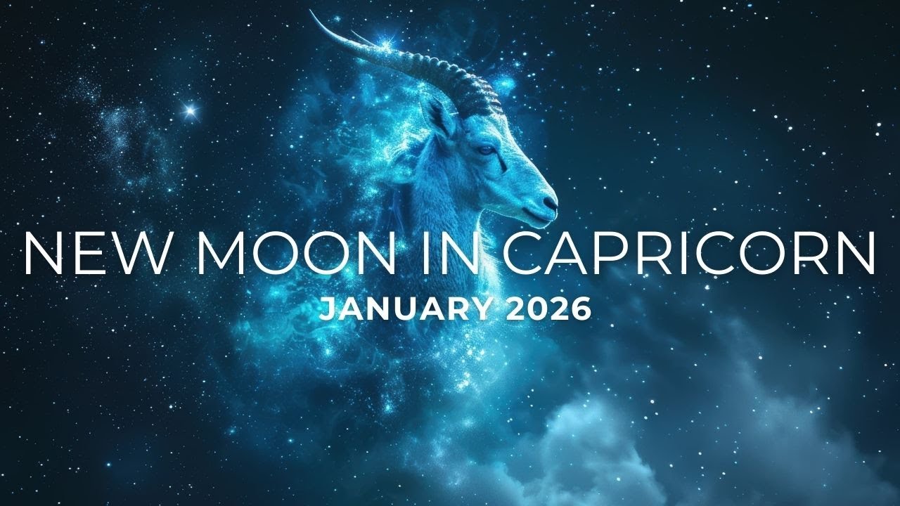 New Moon January 2026 🌑 Capricorn #newmoon  Meaning, Intentions & Manifestation #affirmations