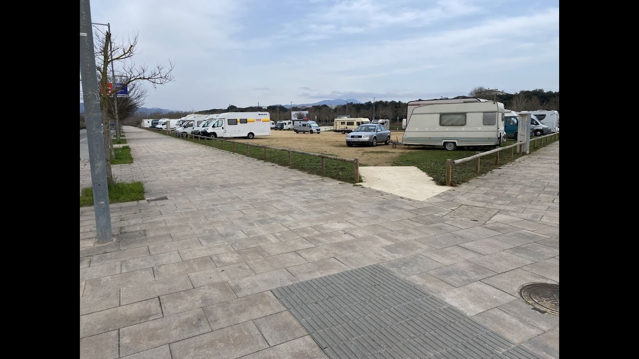 Girona, Katalonien, Spanien, kostenloser Stellplatz mit V/E