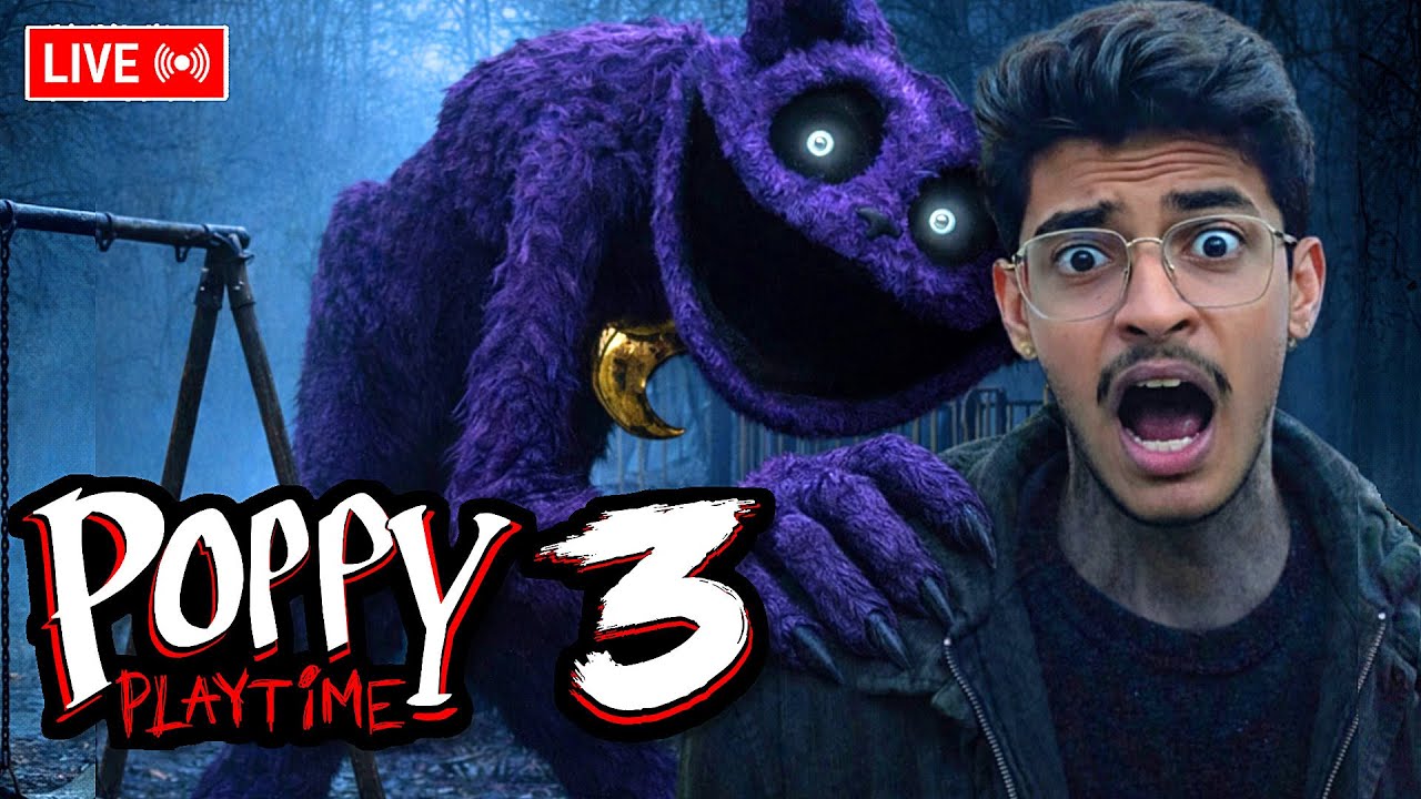 CatNap Is Not Scary  🛑 Live [ Poppy PlayTime 3 ] #poppyplaytime #poppyplaytime3