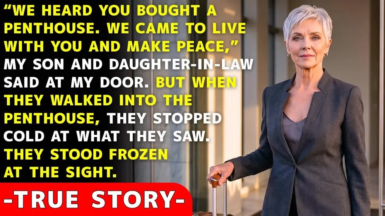 “We Heard You Bought a Penthouse—We’ll Move In and Make Peace,” My Son and Daughter in Law Said