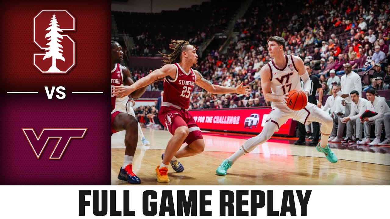 Stanford vs. Virginia Tech Full Game Replay | 2025-26 ACC Men's Basketball