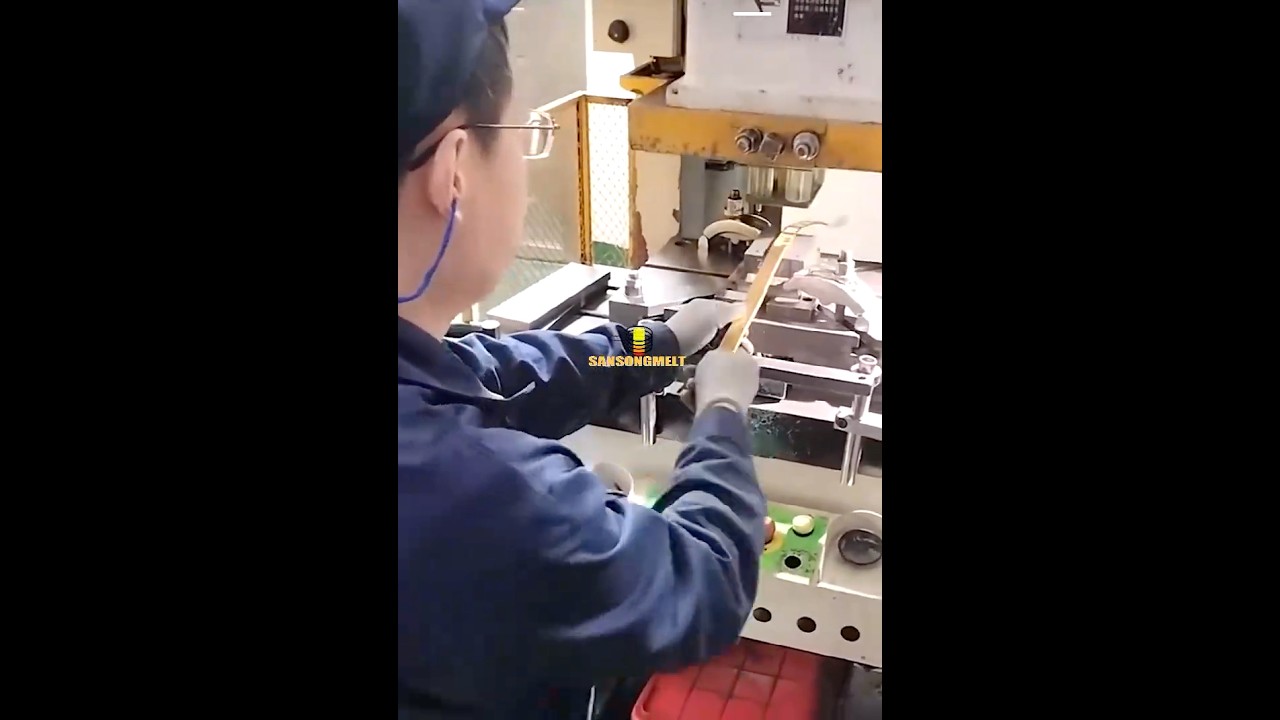SanSongMelt- Gold Bar Making Machine Mint Bars Coins Machine Logo Stamping Machine