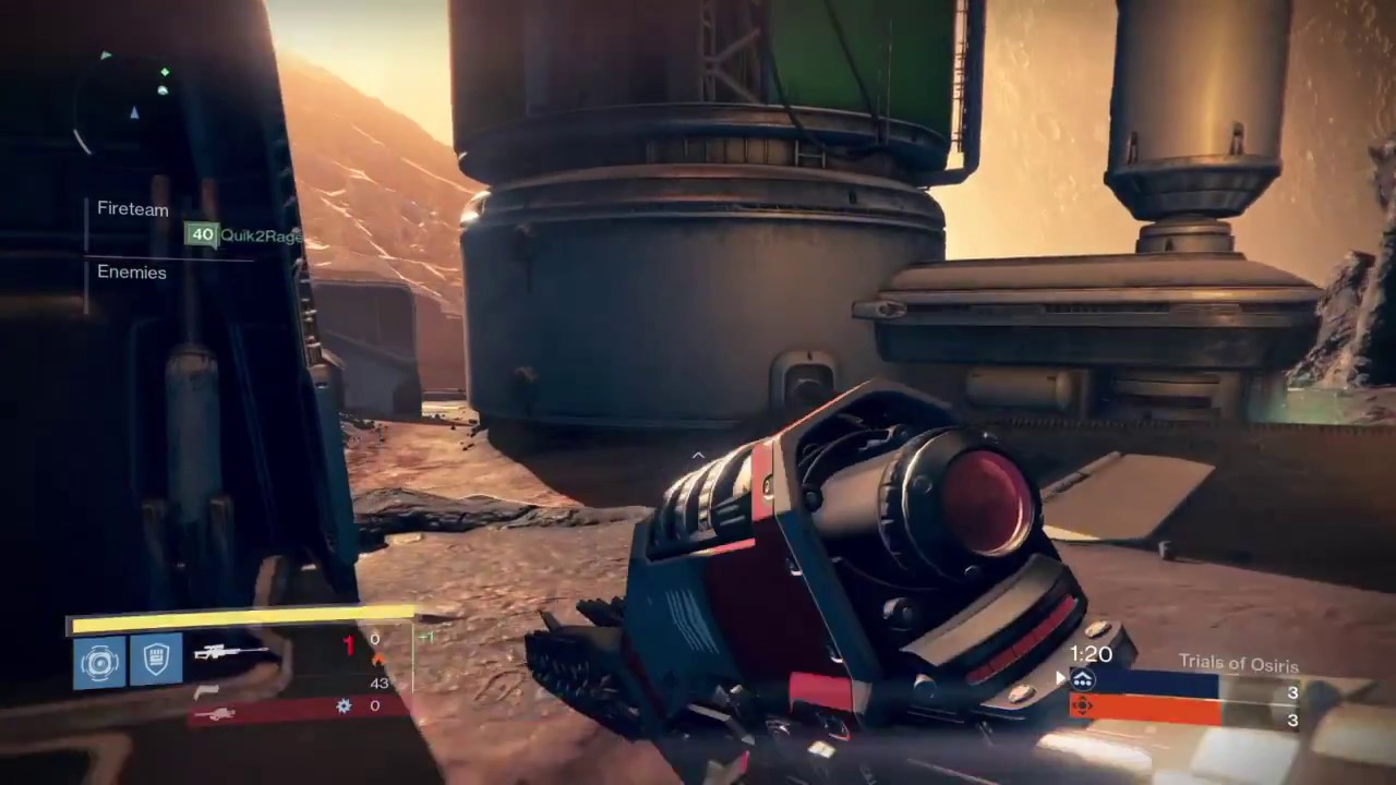 Destiny 1 Trials of Osiris Match Against TheTeawrex/Gothalion/RealKraftyy
