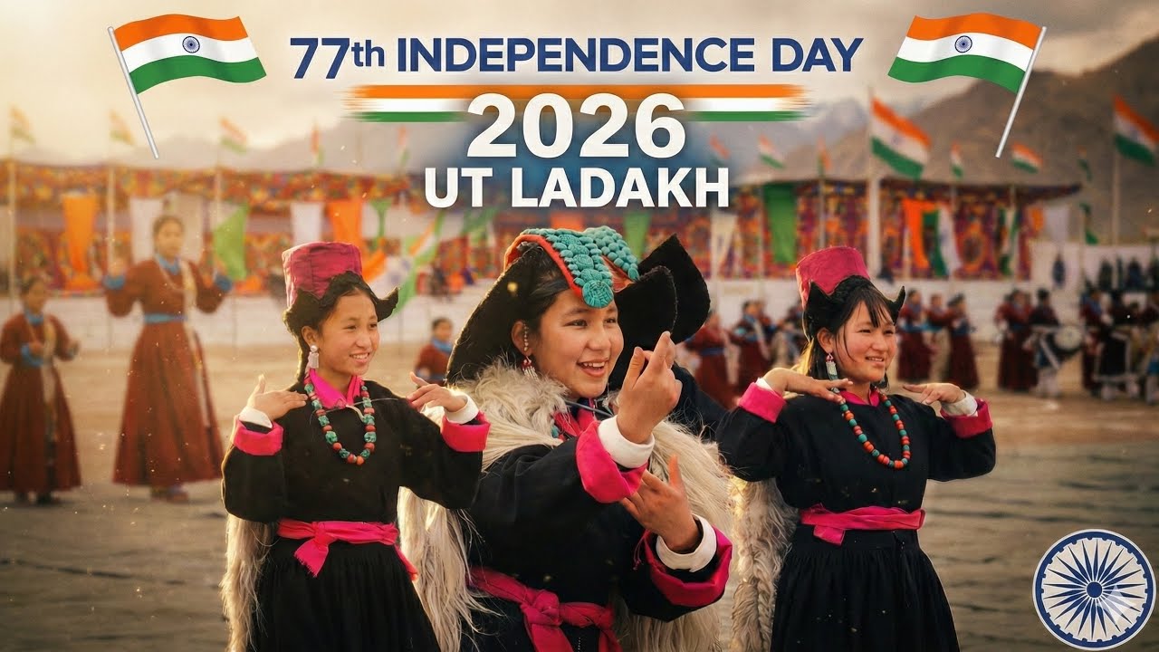 UT KIDS TRADITIONAL DANCE  🇮🇳 | 77th Independence Day Celebration 2026 | UT Ladakh