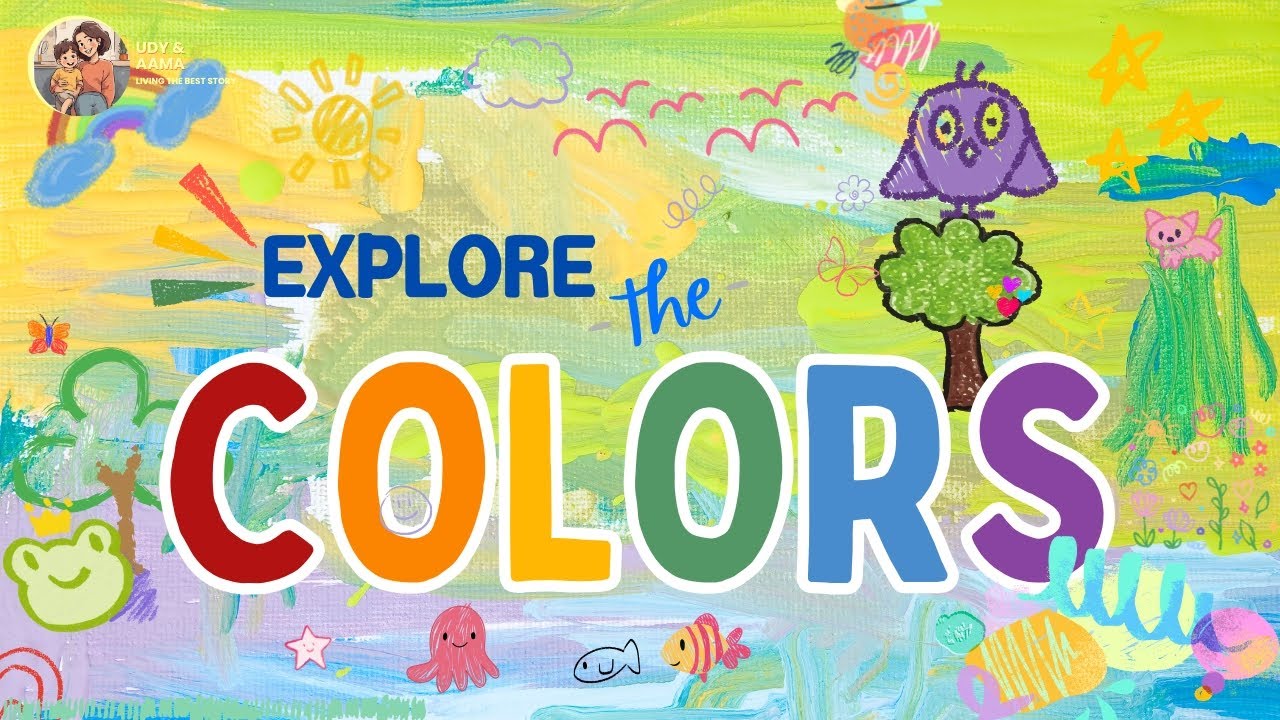 Learn Colors for Kids | Fun Color Adventure with Udy & Aama | Color Names & Objects