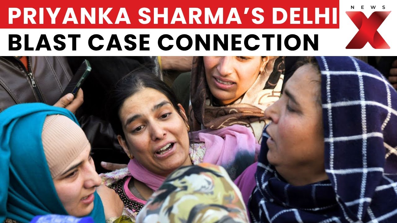 Red Fort Blast: Priyanka Sharma Taken Into Custody in Anantnag | Delhi Blast Case Connection?