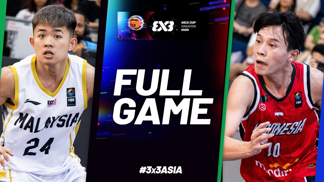 Malaysia 🇲🇾 vs Indonesia 🇮🇩 | Men Full Game | FIBA 3x3 Asia Cup 2025 | #3x3Basketball