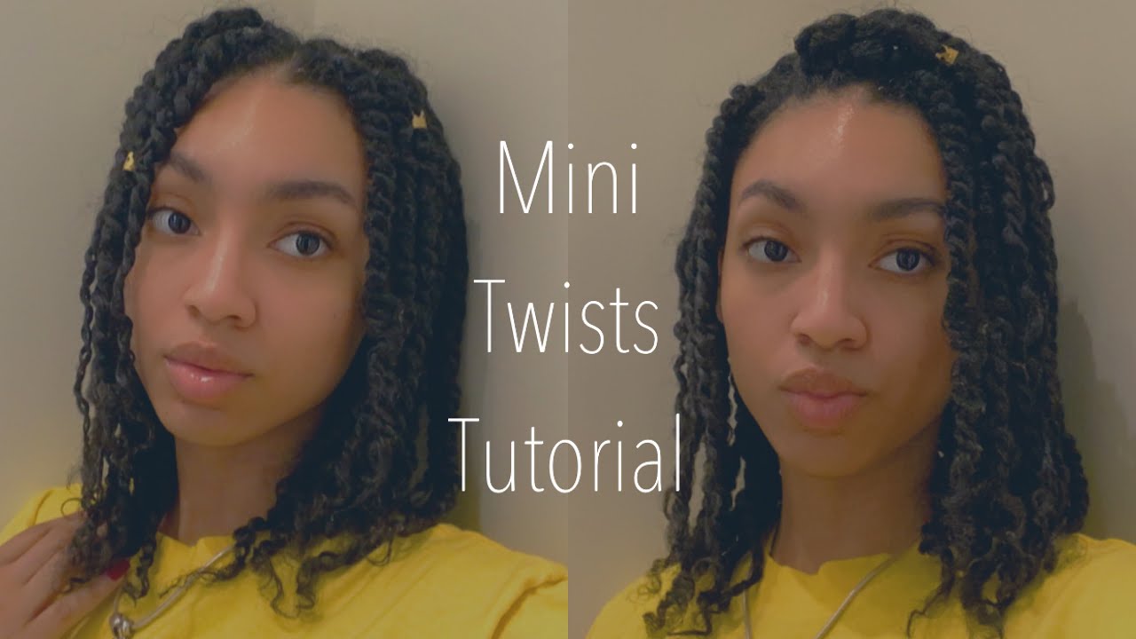MINI TWISTS TUTORIAL ON 3C/4A HAIR