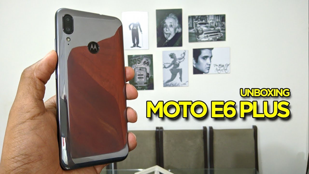 UNBOXING MOTO E6 PLUS
