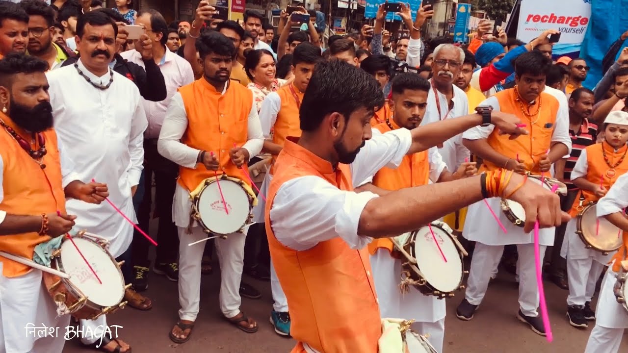 नादब्रम्ह पथक - Guruji Talim | Energetic Performance of NADBRAMHA ( Indian DHOL-TASHA )