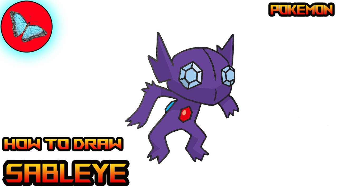 How To Draw Pokemon - Sableye