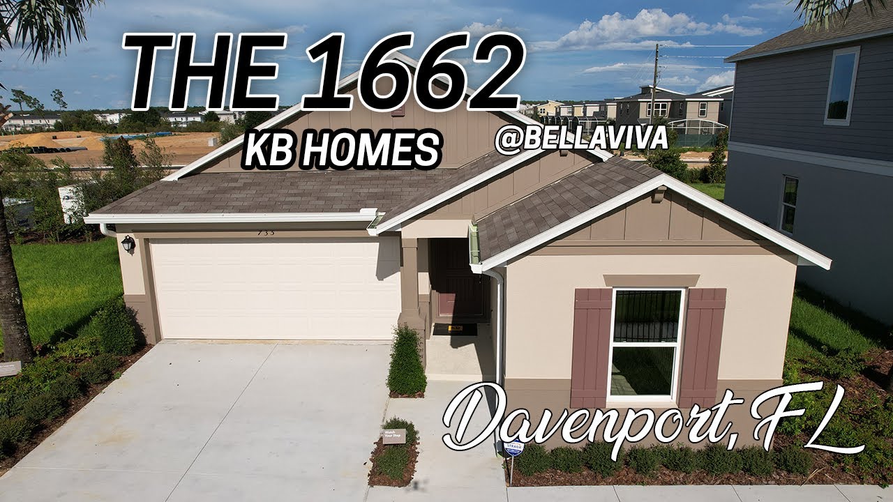 Davenport, FL | KB Homes | 1,662 Floor Plan | 1,662 sq ft | Bellaviva #MovingToFlorida