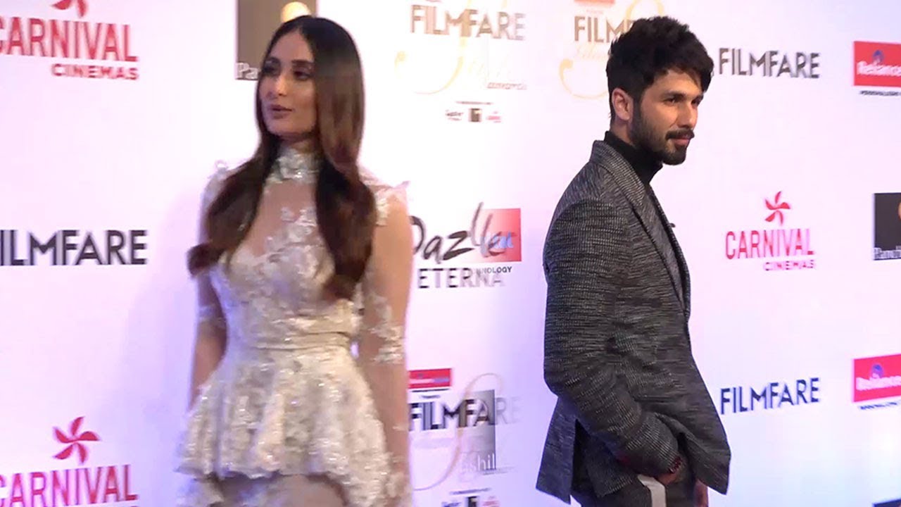 OOPs Shahid Kapoor & Kareena Kapoor's AWKWARD Moments At Filmfare Glamour & Style Awards 2017