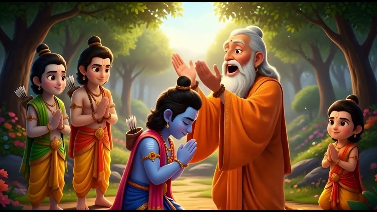 Kids Ramayana Episode 5: Learning with Guru Vasishtha & Sage Vishwamitra | #DumDumHum