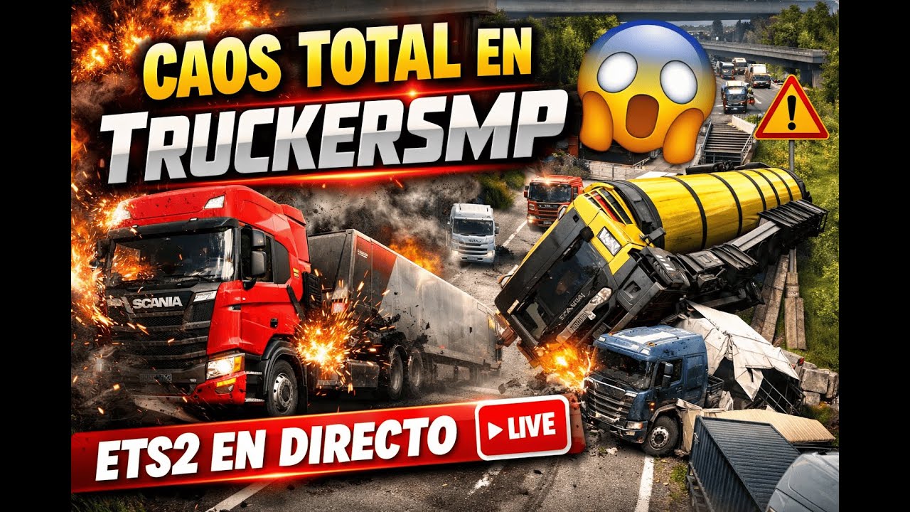 💥 CAOS EN TRUCKERSMP 😱 | Euro Truck Simulator 2