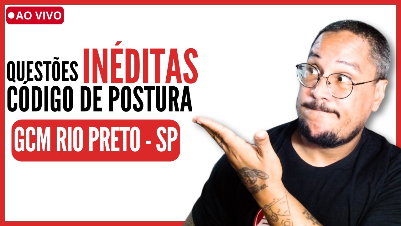 🚨GCM SÃO JOSÉ DO RIO PRETO - CÓDIGO DE POSTURA MUNICIPAL  👉 QUESTÕES  👈 LEI 650/2021