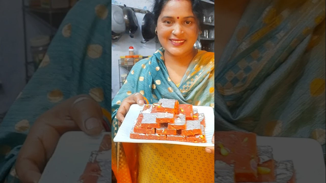 ​Danedar Mohanthal banane ka sabse aasan tarika 😋 || Gujarati Special Sweet #trending #viralvideo