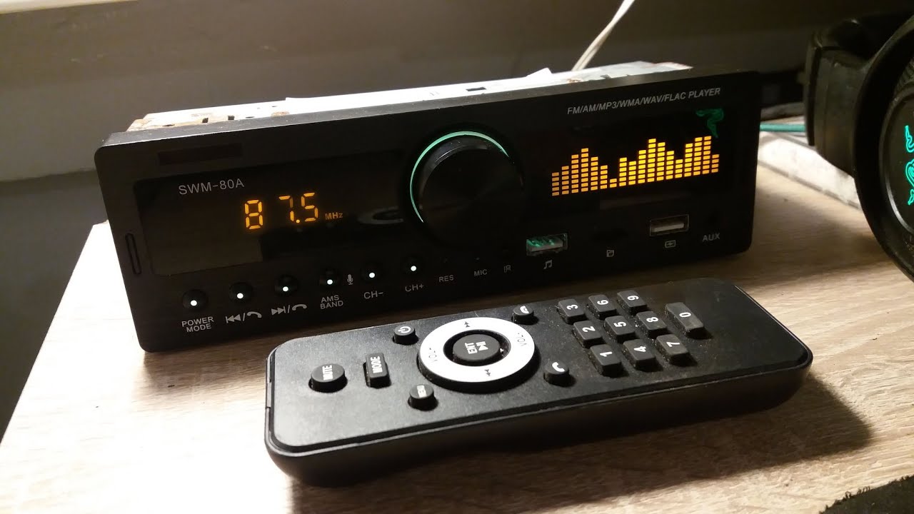 Radio samochodowe z pilotem i BT '' no name 