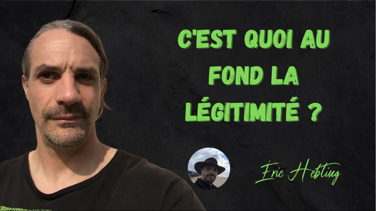 C&rsquo;est quoi, au fond, la l&eacute;gitimit&eacute; ?