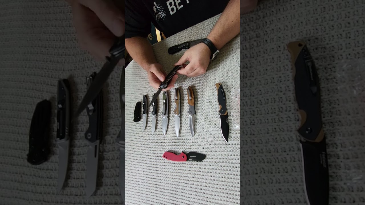 Smith & Wesson Freelancer, Velocite, Stave, Cleft, Freighter, Sideburn, Sear, knife review.