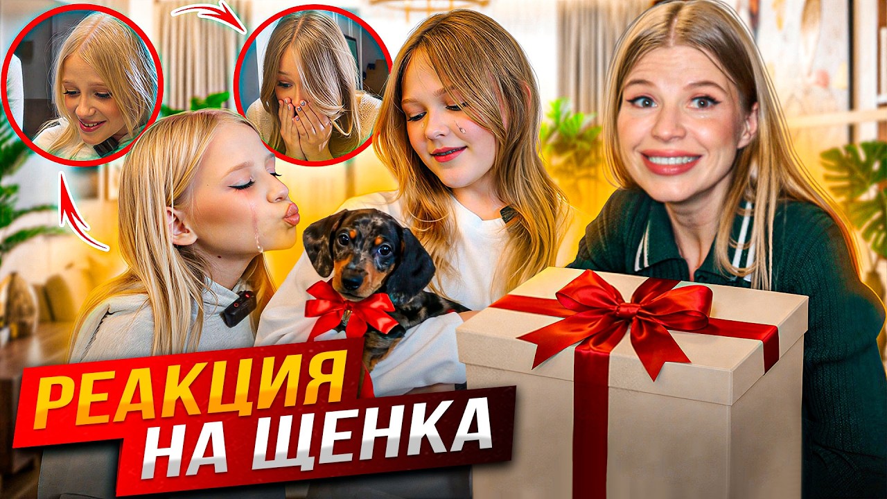 РЕАКЦИЯ на ЩЕНКА ! НЕ СПРАВИЛИСЬ в ПЕРВЫЙ же ДЕНЬ!