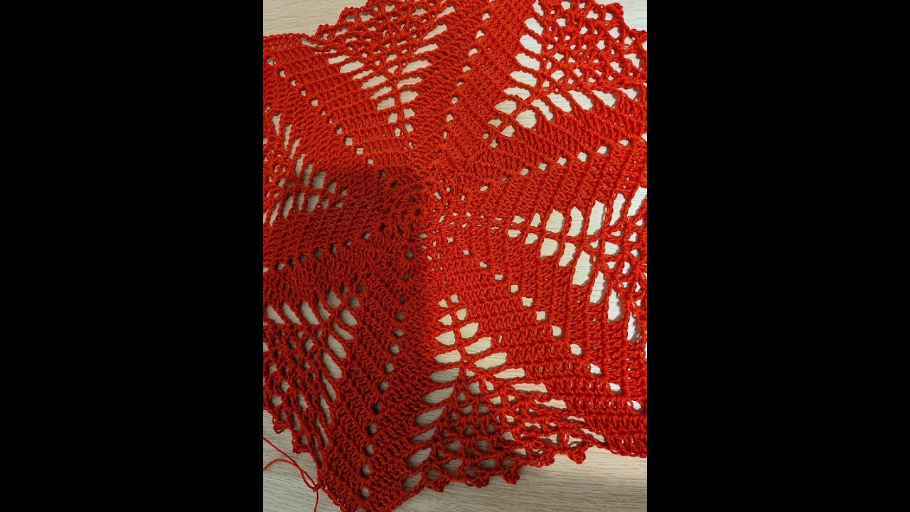 Come fare un sottopiatto a stella per Natale terza parte ad uncinetto 