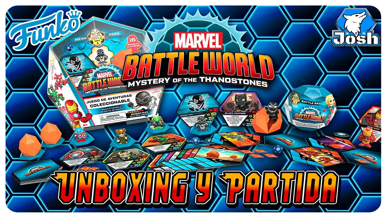 MARVEL BATTLEWORLD. | UNBOXING DE MEGA PACK Y BATTLE BALL. [UNBOXING]