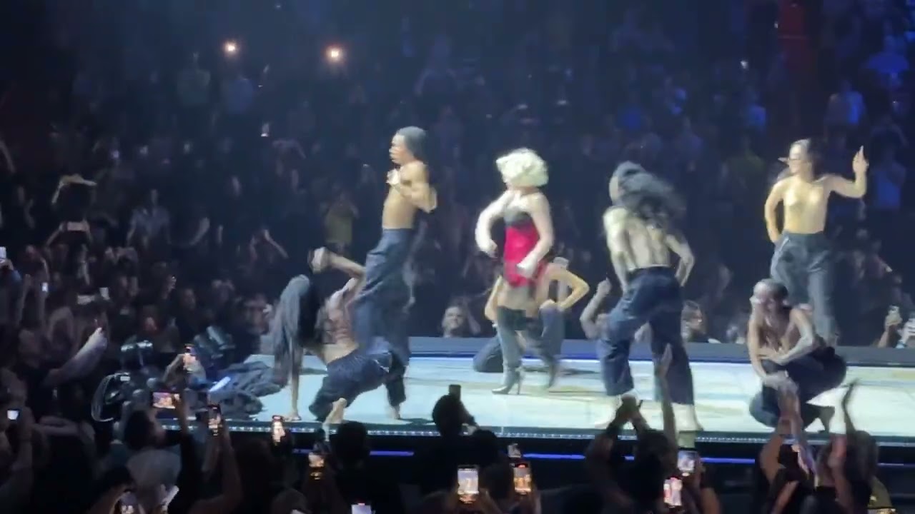 Madonna - Celebration Tour - Hung Up - April 7, 2024. Kaseya Center, Miami, FL.