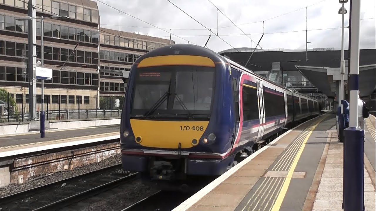 (HD) Trains at Edinburgh Haymarket | 30/07/16