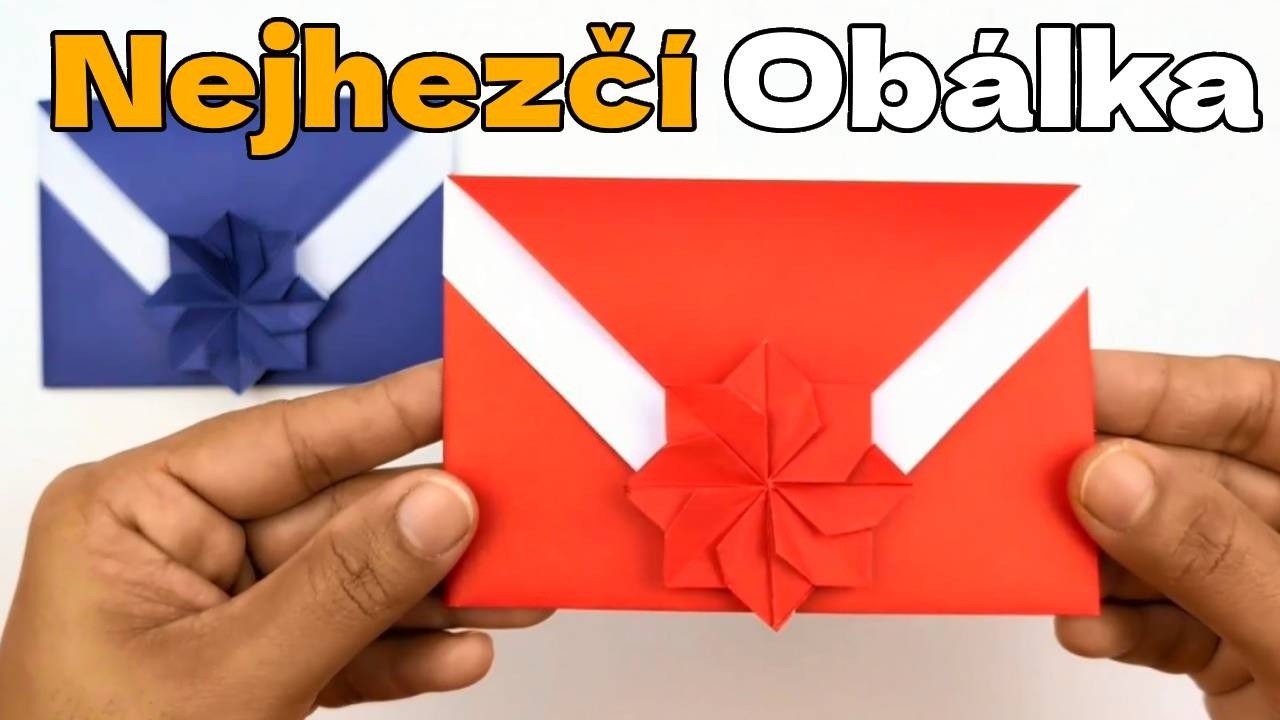 Jak Vyrobit Ob&aacute;lku z Pap&iacute;ru - Nejhezč&iacute; Ob&aacute;lka - Origami Česky Ob&aacute;lka