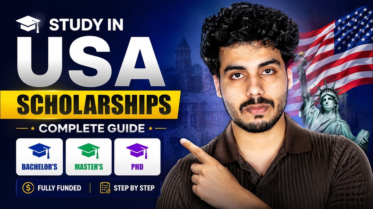 USA Scholarship Roadmap 2026 🇺🇸 | Bachelor&rsquo;s, Master&rsquo;s, PhD + Backup Options
