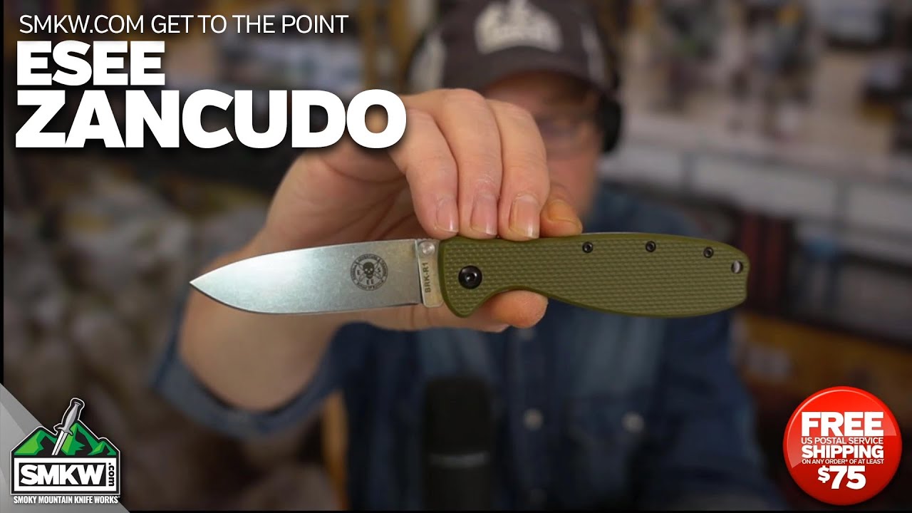 SMKW Get to the Point: ESEE Knives Zancudo Framelock Olive Drab