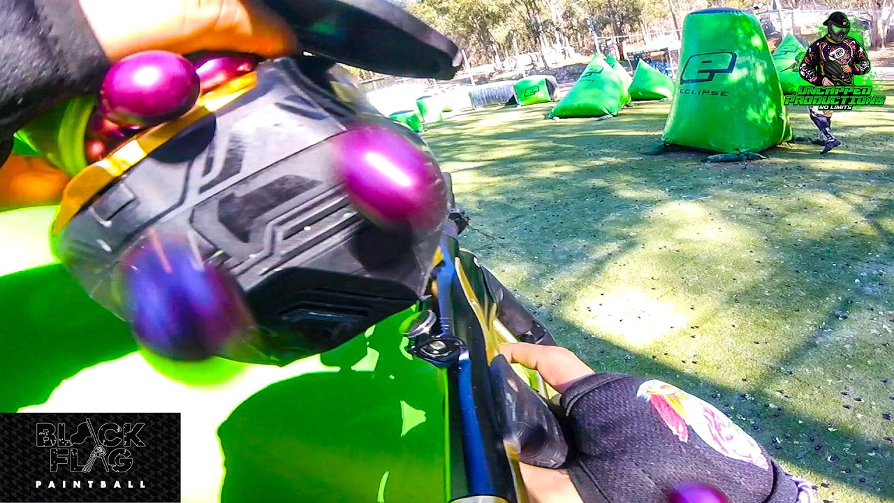 Australia's CRAZY Speedball Paintball Super7s POV Gameplay