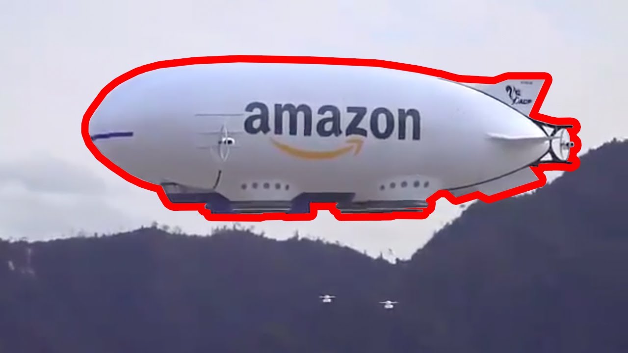Amazon Blimp Delivering Drone Offspring To First Victim
