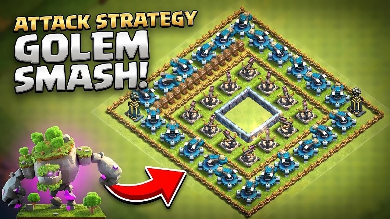 ULTIMATE GOLEM SMASH! 💥 Best Attack Strategy to Crush ANY Base | Clash of Clans