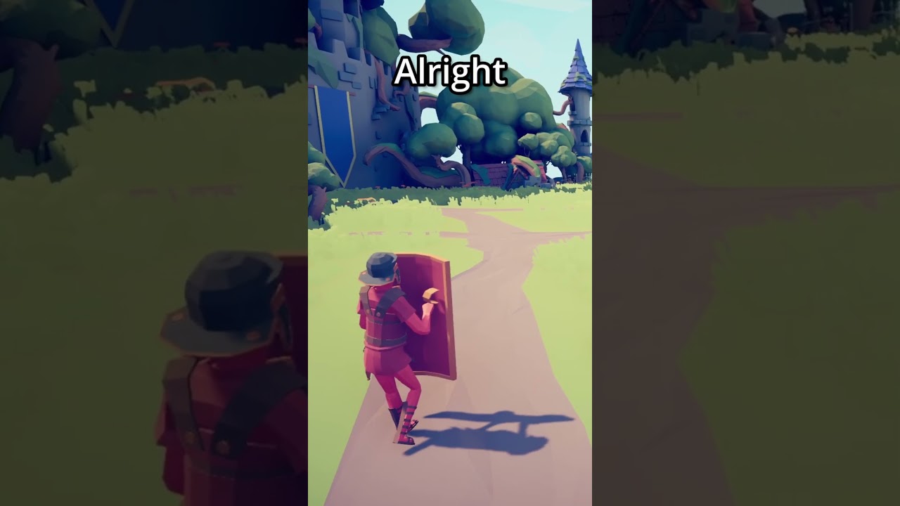 Shield bearer VS Ballista #tabs #Battle #simulator #funnymoments #Spoopymelon