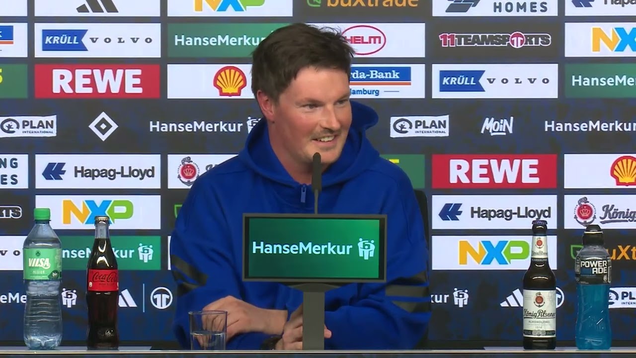 HSV Pressekonferenz vor dem Spiel gegen Borussia Dortmund