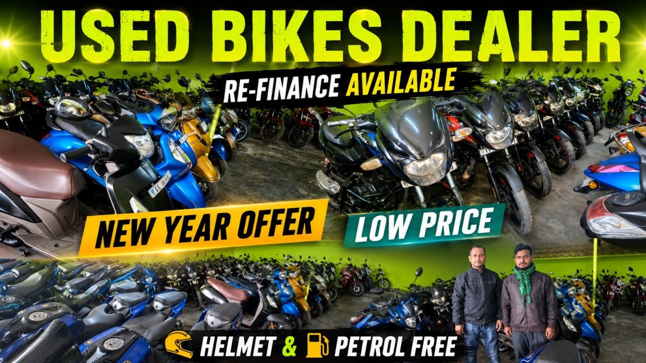 New Year Offer On Second Hand Bike's/ Used Bikes Dealer In Tulshibill, Sapatgram. @madhabasvlog3041 