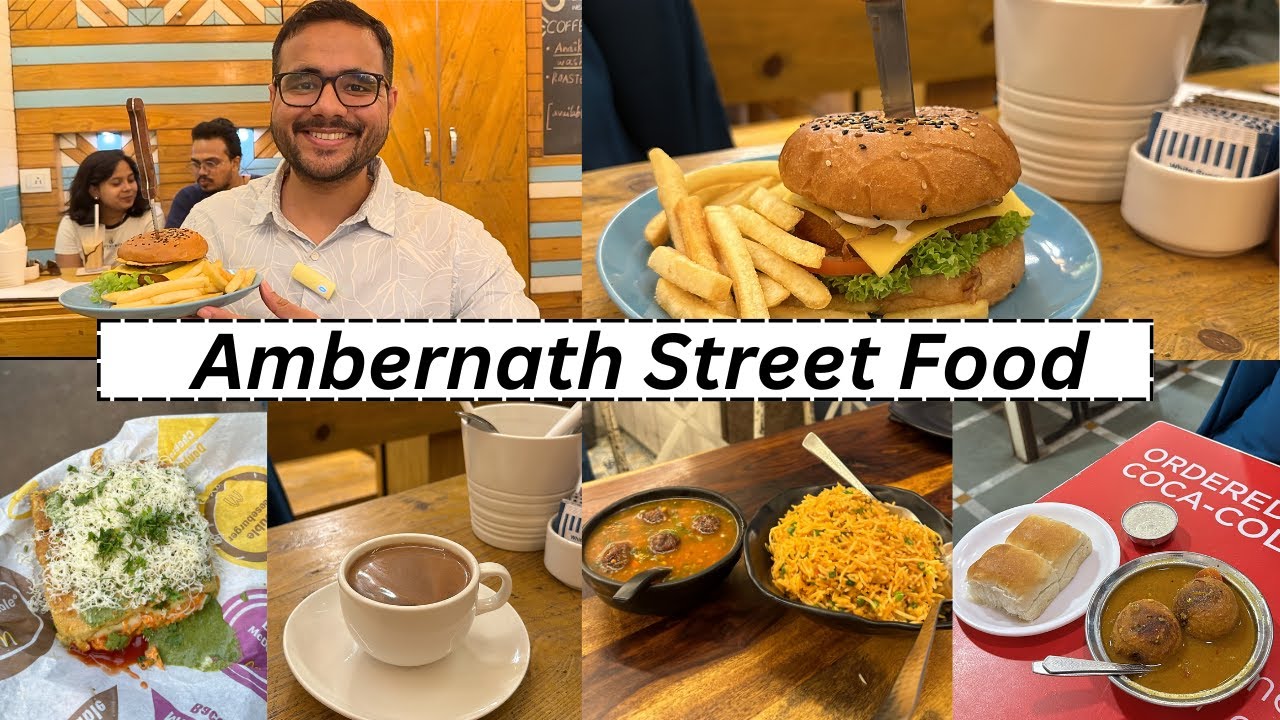 Ambernath Street Food | Batata Vada, Egg Sandwich, Cheese Burger and more