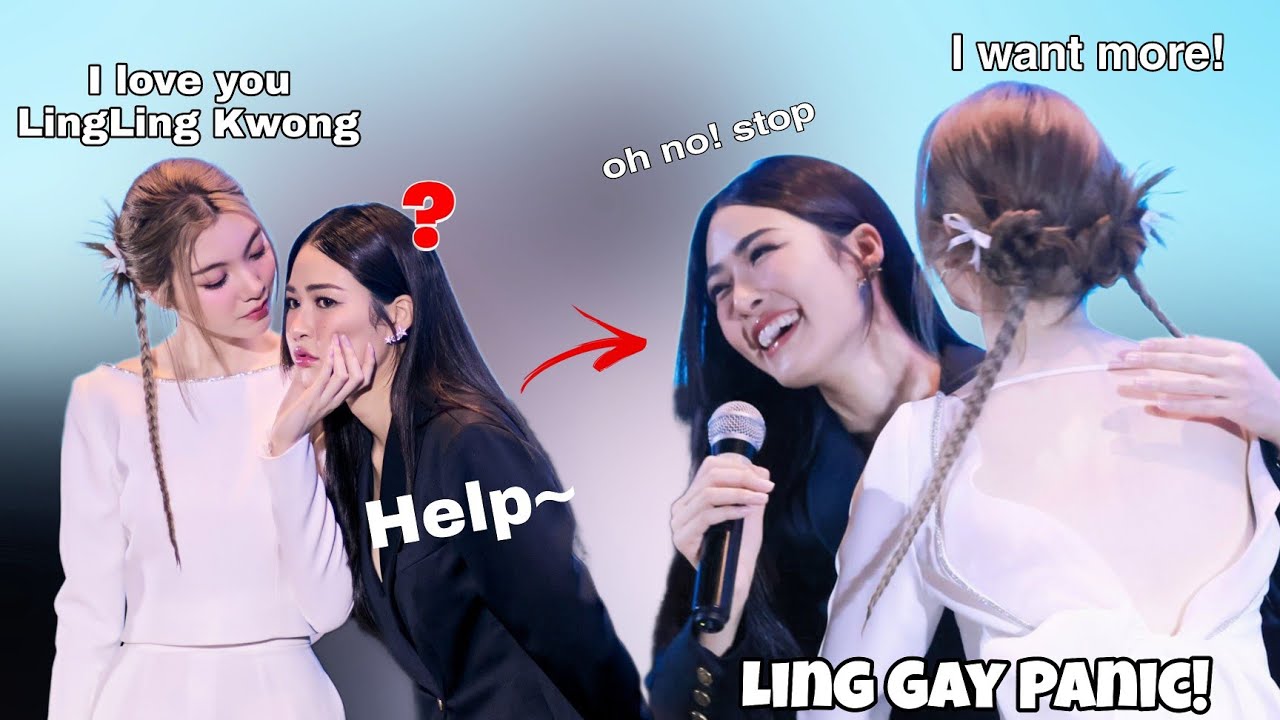 (LingOrm) ORM WANTED TO KISS LING during Lancome event| Orm made Ling blushed 🤭