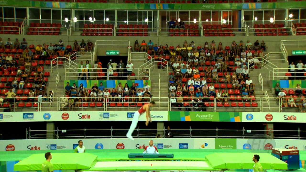 SCHORI Nicolas (SUI) - 2016 Olympic Test Event, Rio (BRA) - Qualification Trampoline Routine 1