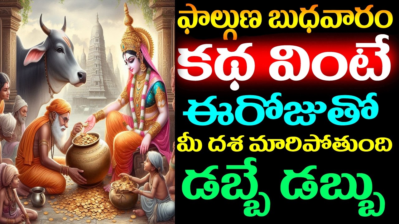 ఫాల్గుణ బుధవారం కథ వింటే ఈరోజుతో మీ దశ మారిపోతుంది డబ్బే డబ్బు || #phalguna2026  #katha