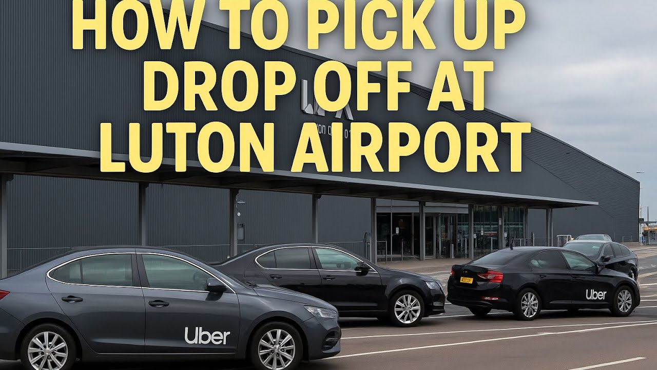 How to Drop Off Pick Up at Luton Airport, Go to waiting area, Exit to M1, Luton airport full Guide.