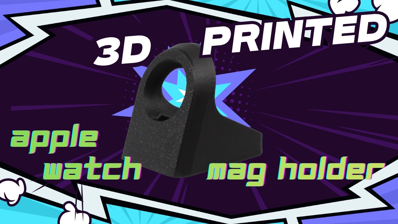 3D Printing An Apple Mag Watch Holder | Kobra 3 Max